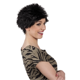 Parrucca Donna Corta Nera