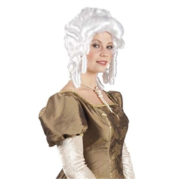 Parrucca Donna Barocca Bianca