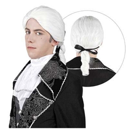 Parrucca Uomo Barocco Bianca