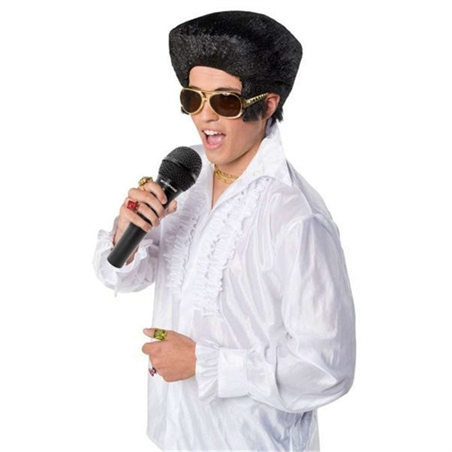 Parrucca Uomo Nera Elvis Presley