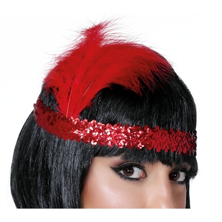 Diadema Charleston Rosso