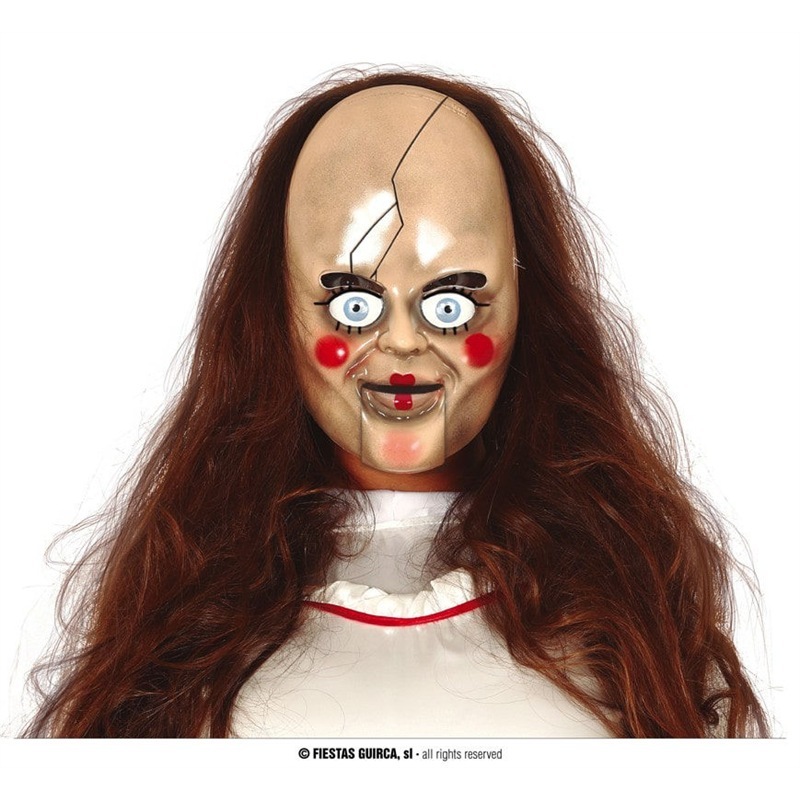 Maschera Bambola spaventosa pvc