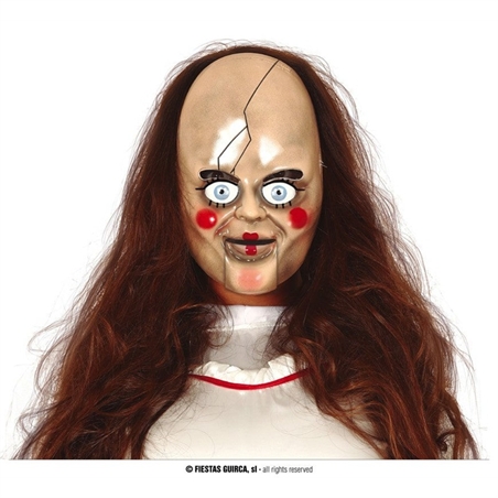 Maschera Bambola spaventosa pvc
