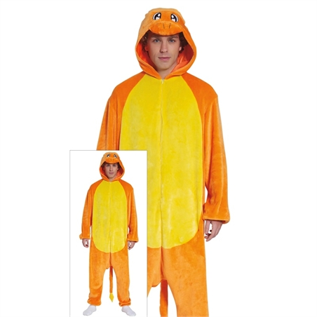 Costume Drago Arancione taglia XL 