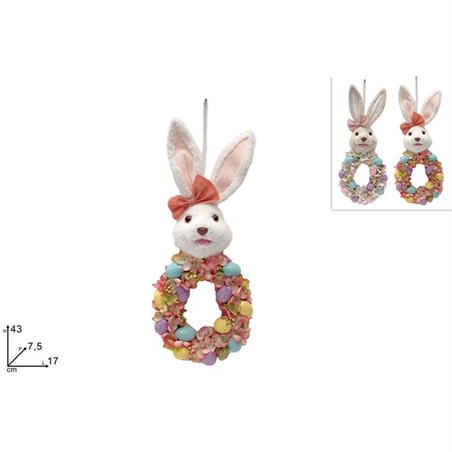 Dietro Porta Viso Coniglio 43 Cm