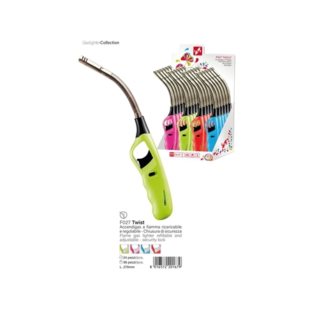 Accendigas twist con cannuccia flessibile ricaricabile
