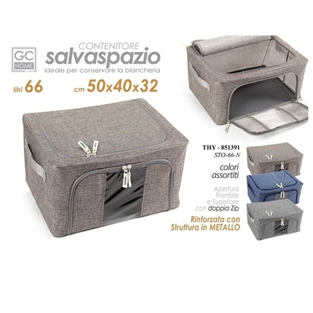 Scatola Salvabiancheria 66 L 50x40x32 Cm