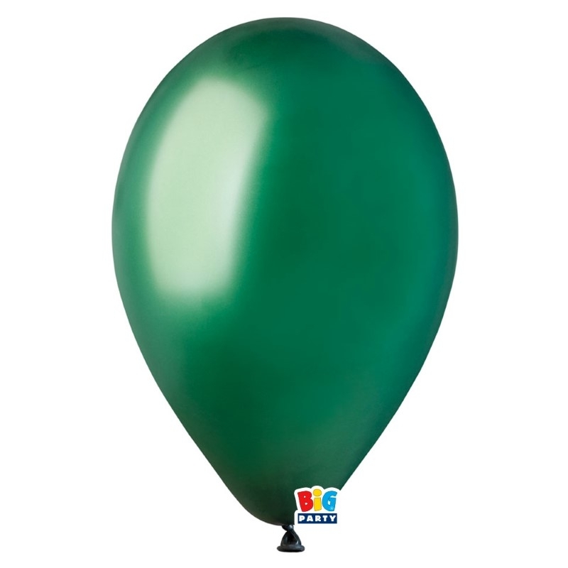 100 Palloncini in Lattice 12" Emerald Green