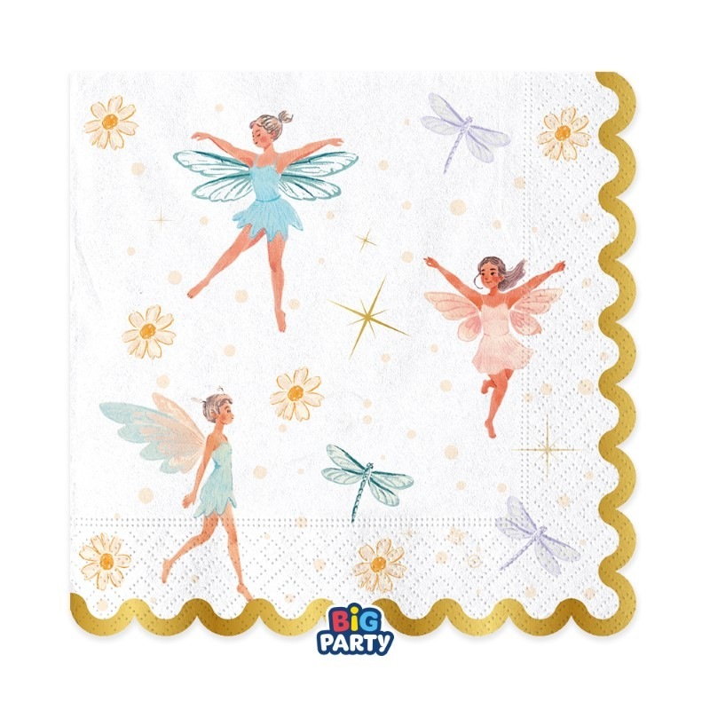 16 Tovaglioli 33 x 33 cm Fairy