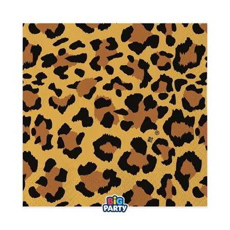 16 Tovaglioli 33 x 33 cm Animalier
