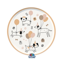 6 Piatti Ø 18 cm Pet Dogs