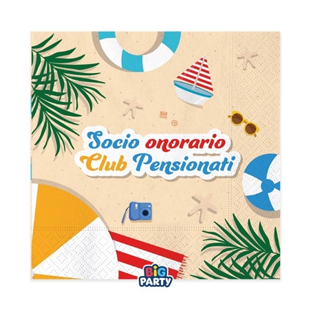 16 Tovaglioli 33 x 33 cm Pensione