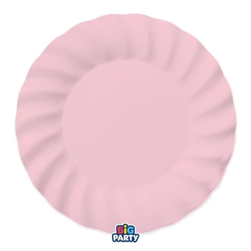 6 Piatti Ø 30 cm Wavy Rosa Baby