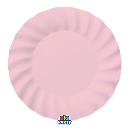 6 Piatti Ø 30 cm Wavy Rosa Baby
