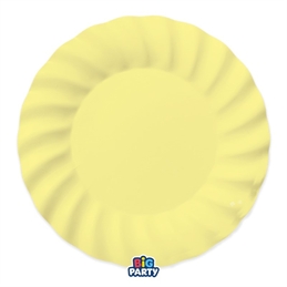 6 Piatti Ø 30 cm Wavy Giallo