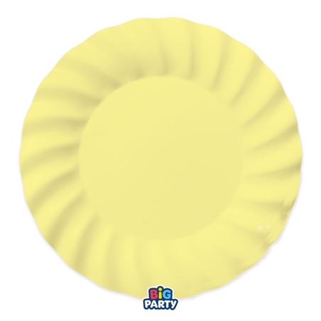 6 Piatti Ø 30 cm Wavy Giallo