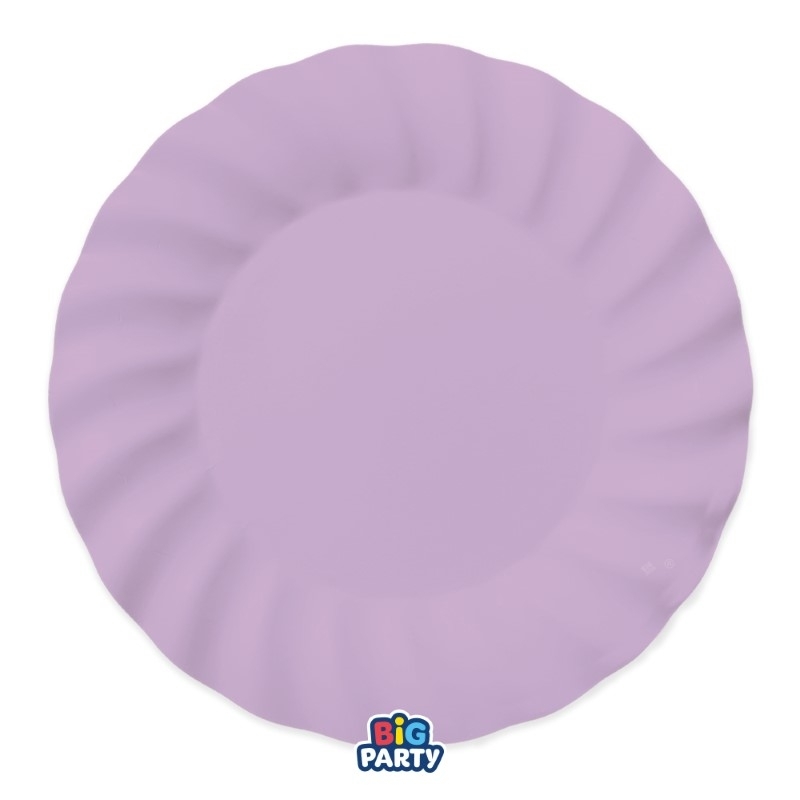 6 Piatti Ø 30 cm Wavy Lilla
