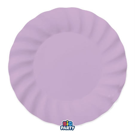 6 Piatti Ø 30 cm Wavy Lilla