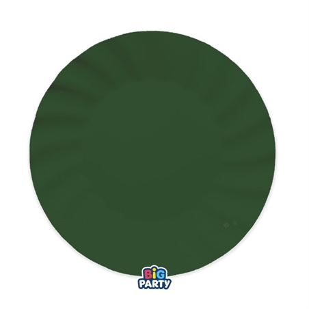6 Piatti Ø 25 cm Wavy Verde Foresta