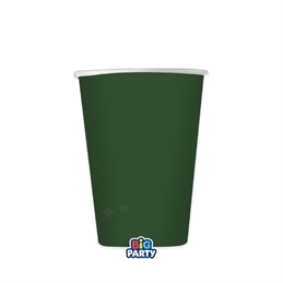 6 Bicchieri 250 cc Wavy Verde Foresta