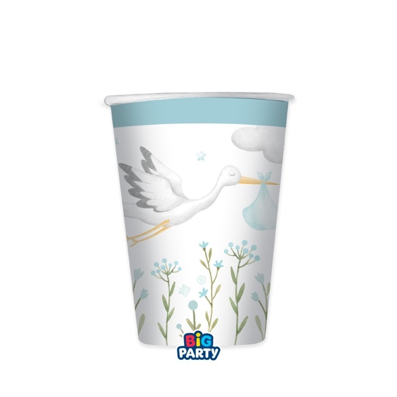 6 Bicchieri 250 cc Welcome Little One Blue 6 Bicchieri 250 cc Welcome Little One Blue