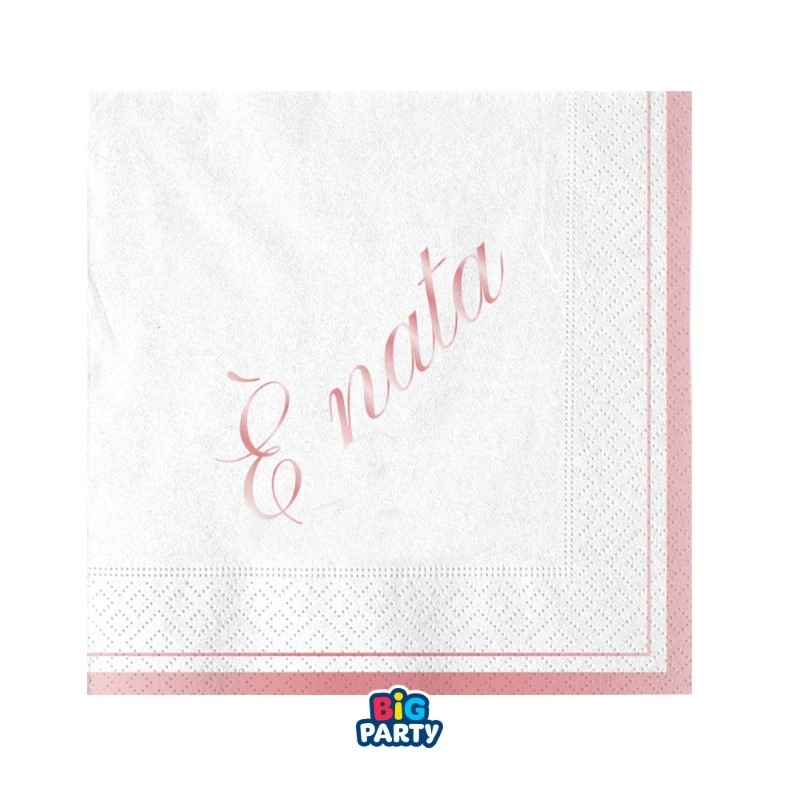 16 Tovaglioli Italic 25 x 25 cm E' Nata 16 Tovaglioli Italic 25 x 25 cm E' Nata