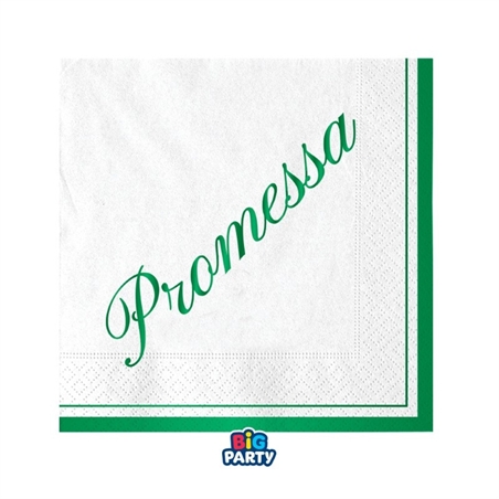 16 Tovaglioli Italic 25 x 25 cm Promessa