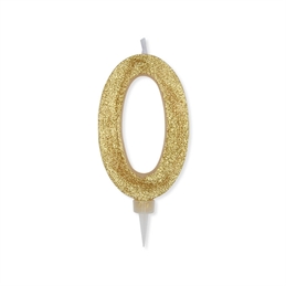 Candela Maxi Oro Glitter 15 cm