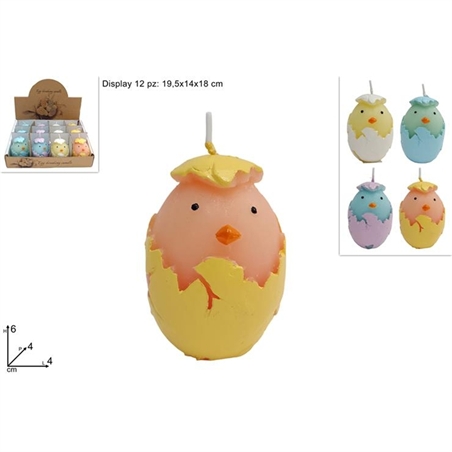 Candela Con Soggetto Uovo Gallina