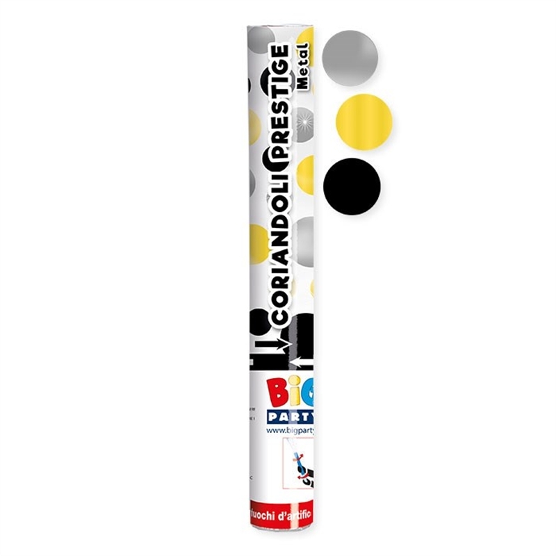Cannon Sparacoriandoli 30 cm Coriandoli Tondi Prestige