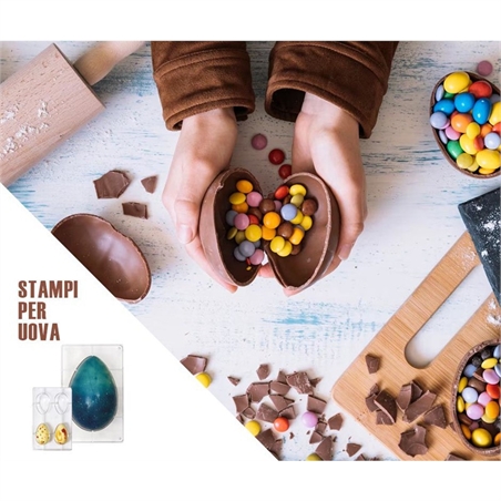 Stampi per Uova di Cioccolato 250 G