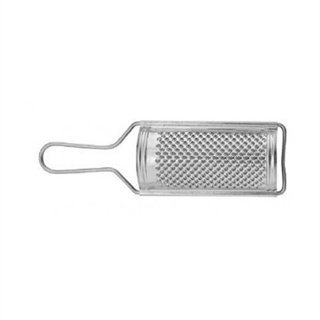 Grattugia Inox C/manico Cm 9x5,5 Cromata