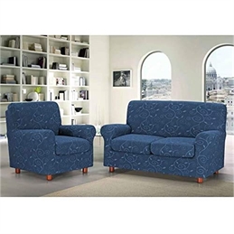 Tessier Copridivano Elasticizzato Skipper Fantasy Jacquard Tessier Copridivano Elasticizzato Skipper Fantasy Jacquard