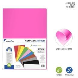 Foglio Gomma Eva 40X60Cm 2Mm 