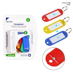 Portachiavi 6X2.2Cm 6Pz