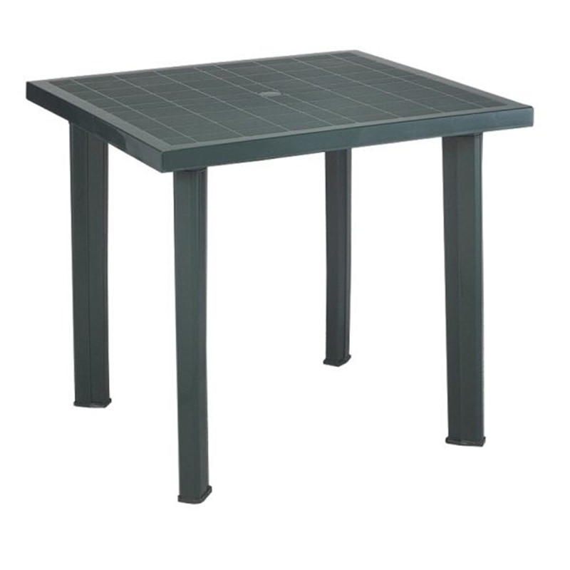 Tavolo Fiocco Verde polipropilene 80x75x72 cm