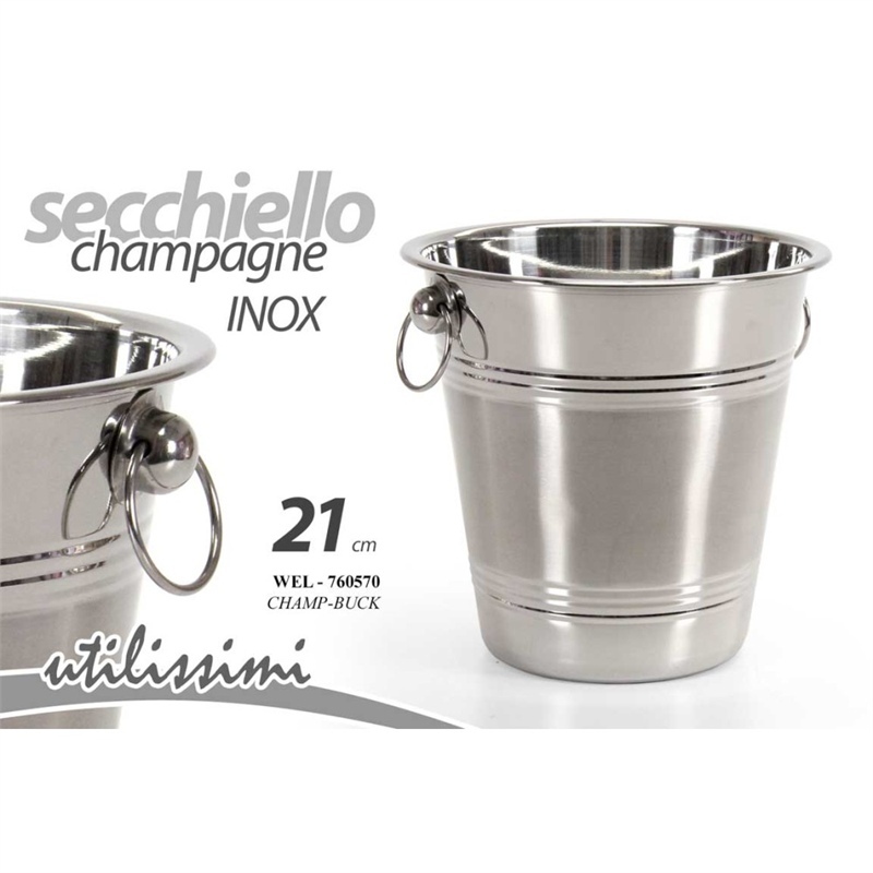 Secchiello champagne Inox 21 Cm