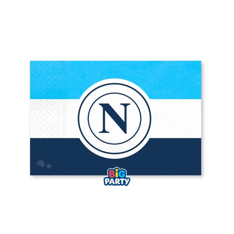 Tovaglioli SSC Napoli 33x33 cm 16 pezzi