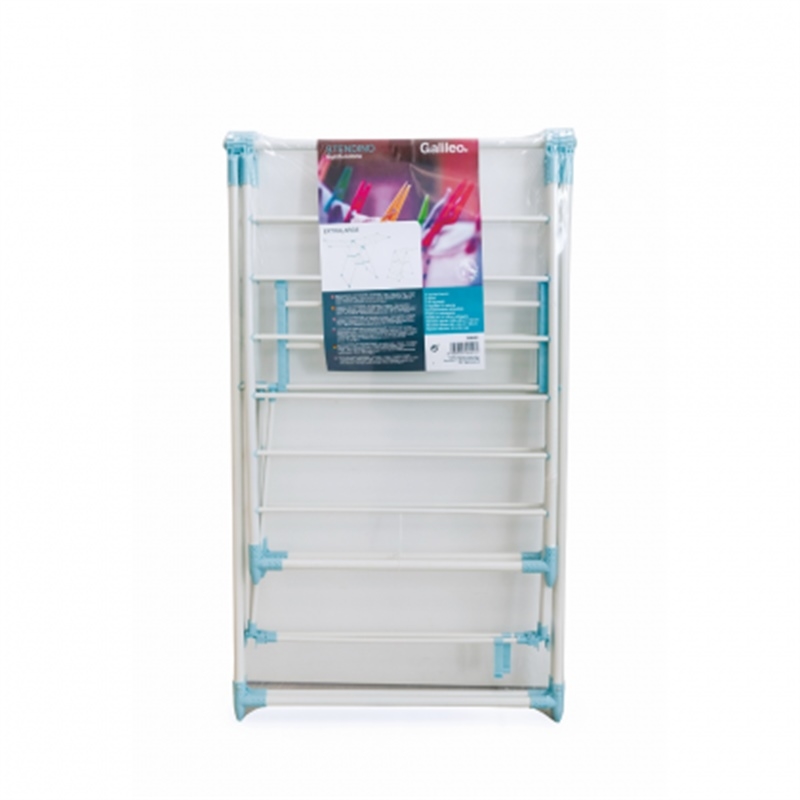 STENDINO METALLO BIANCO PIEGHEVOLE 155X61X99 CM