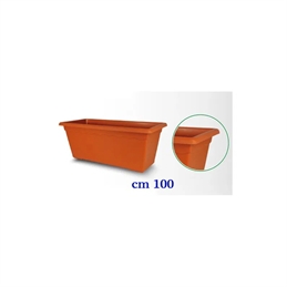 Duplast Fioriera Vulcano In Plastica 100x44xh40 Cm