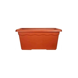Duplast Fioriera Terracotta Vulcano In Plastica 60x31xh26 Cm