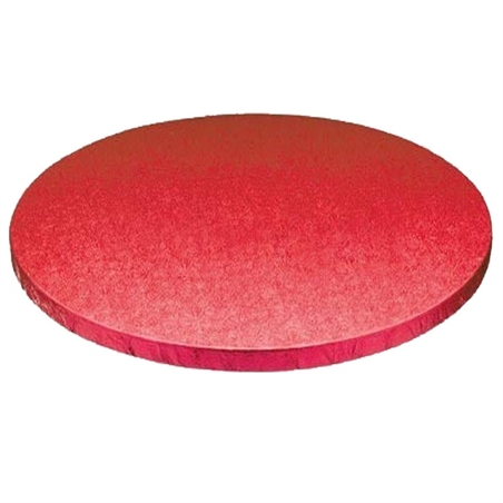 Cake Board Tondo Rosso 40 Cm Spessore 1,2 cm