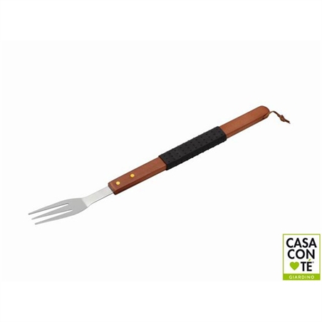 Forchettone Manico In Legno Antiscivolo Cm 52