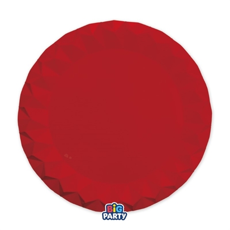 6 Sottopiatti Diamant Ø 32 cm Rosso