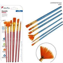 Pennelli Da Pittura 6 Misure