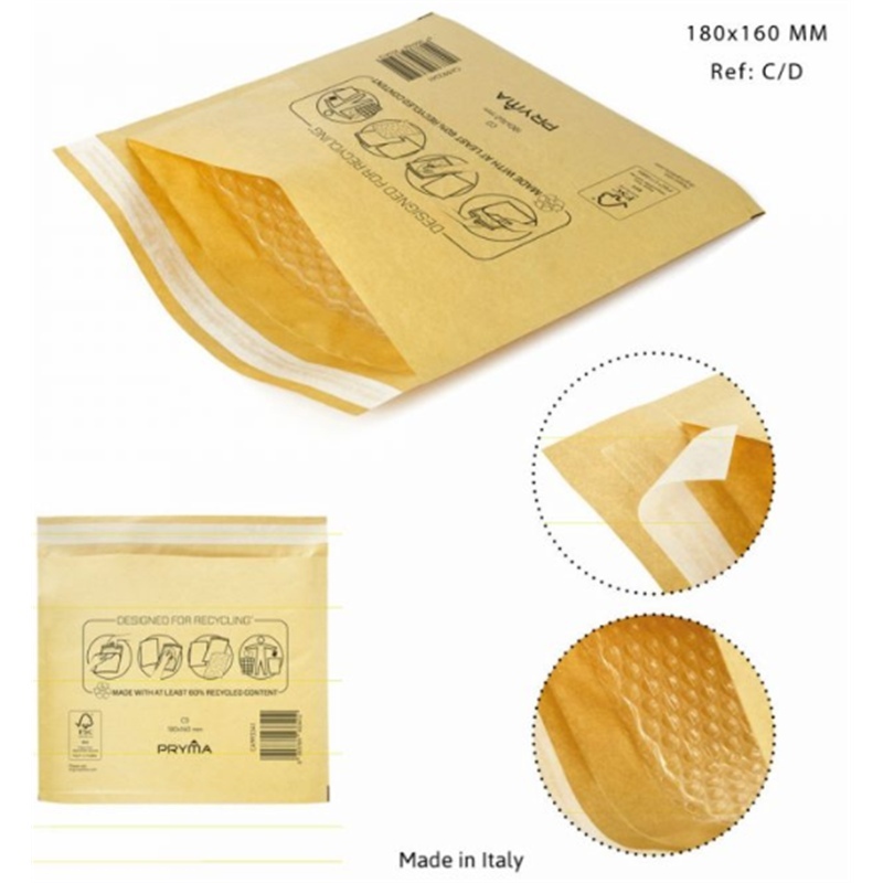 Pryma Busta Gialla Imbottita Cd 180X160Mm