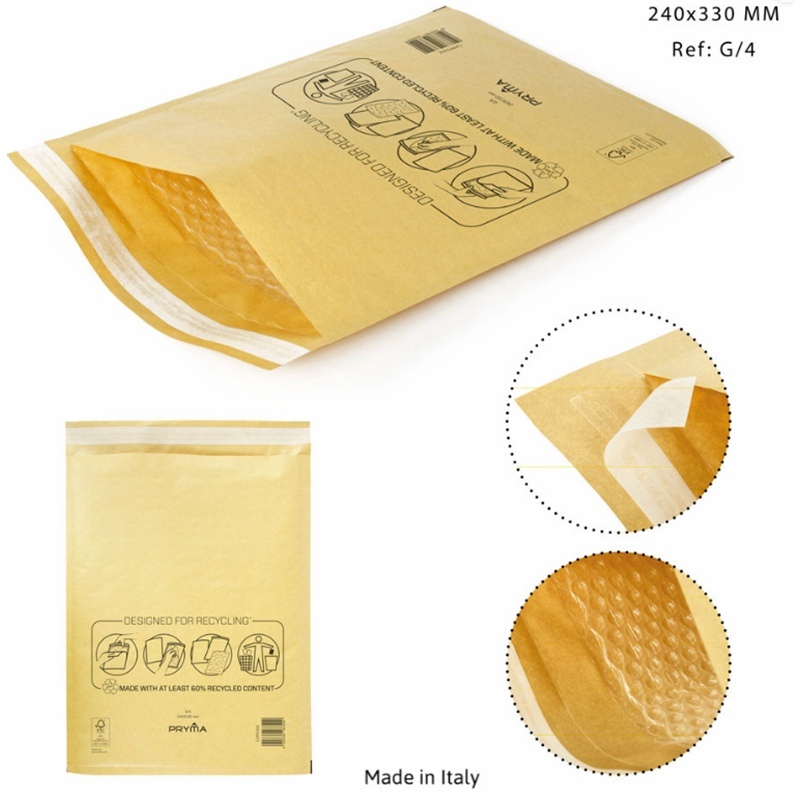 Pryma Busta Gialla Imbottita G/4 240X330Mm