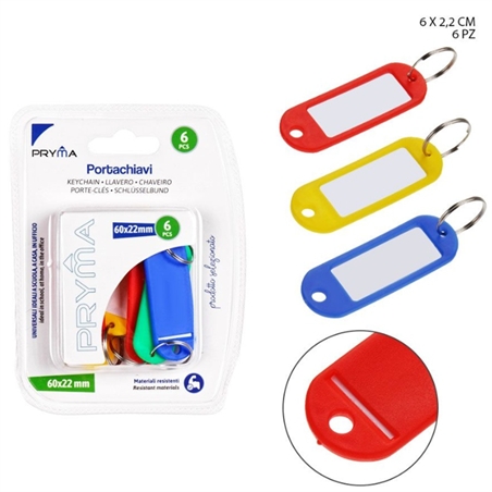 Pryma Portachiavi 6X2.2Cm 6Pz 