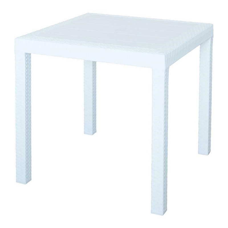 Tavolo in Polipropilene Dallas Bianco