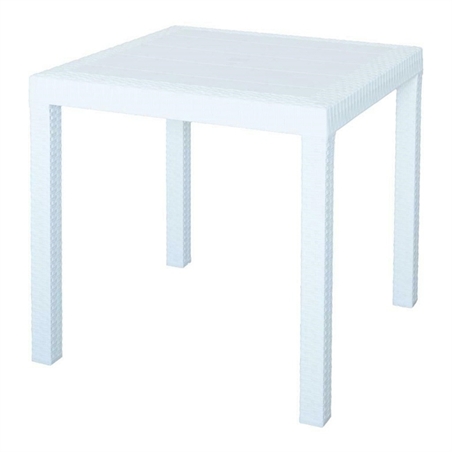 Tavolo in Polipropilene Dallas Bianco